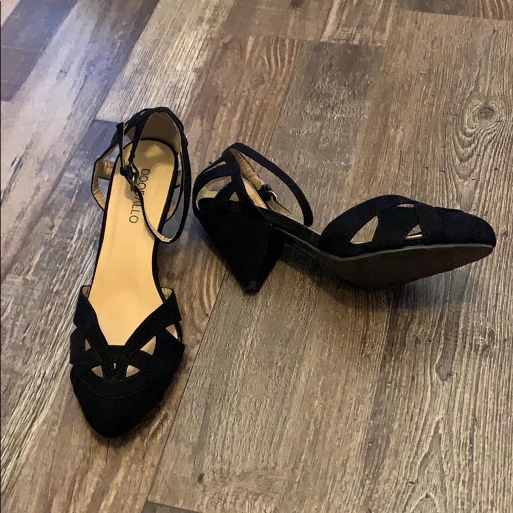 Black kitten heels 2.5inches